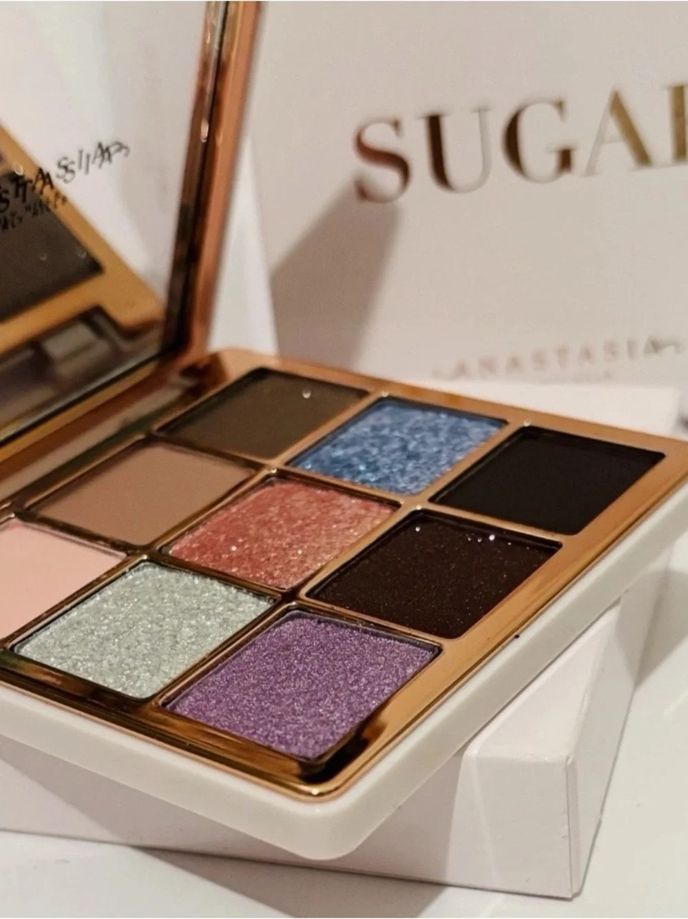 Anastasia “Sugar” Mini Eyeshadow Palette-9 Colors NIB AUTHENTIC